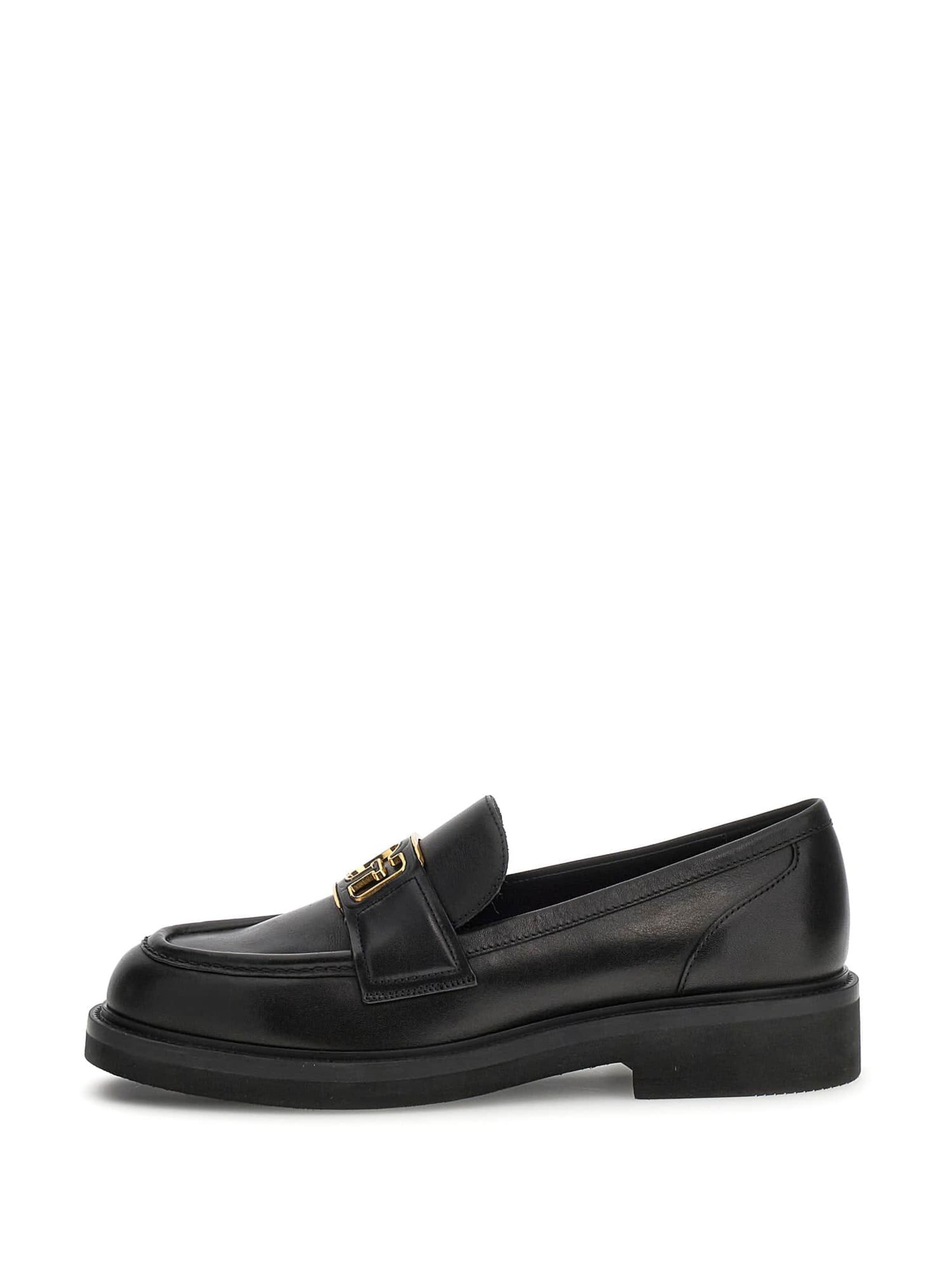 GUESS Moccasins 'Shuttle' in Black: front