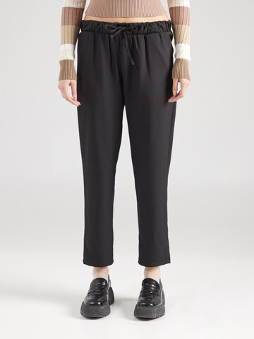 Regular Pantalon Trendyol en noir : devant