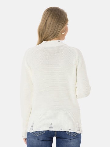 Pull-over CIPO & BAXX en blanc