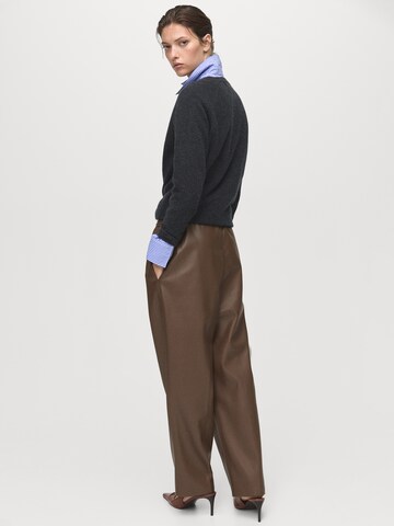 Largi Pantaloni 'APPLE' de la MANGO pe maro