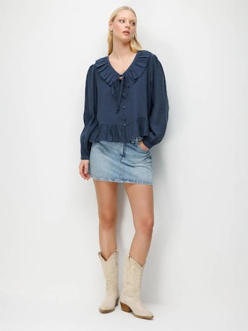 Camicia da donna di MixRay in blu