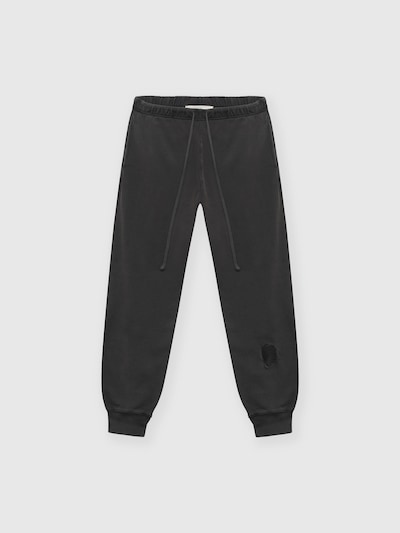 BARRYAN Bukser 'Embroidered shell sweatpants' i mørkegrå, Produktvisning