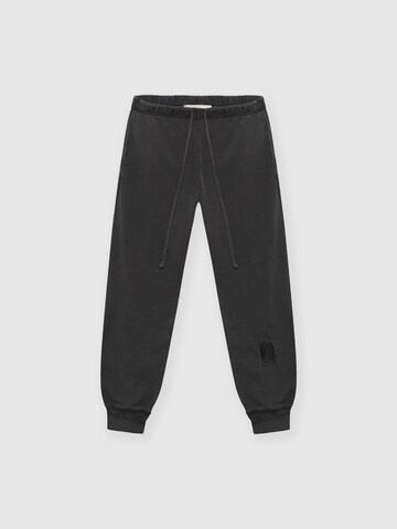 BARRYAN Loose fit Pants 'Embroidered shell sweatpants' in Grey: front