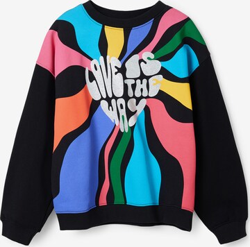 Desigual Sweatshirt 'IDA' in Zwart: voorkant