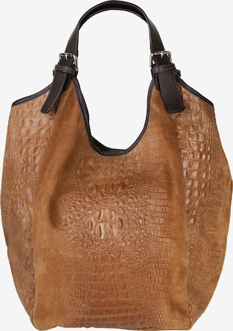 Cabas Samantha Look en marron : devant