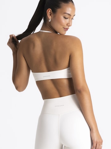 OMNANA Bandeau Sports Bra 'MUSE™' in White