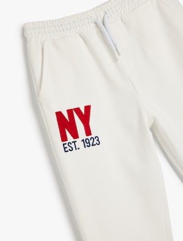 Koton Tapered Trousers in White