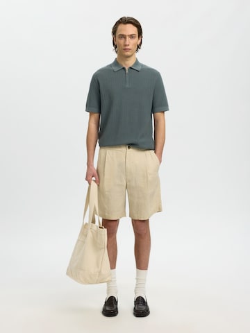 Pull-over 'SLHCran' SELECTED en vert