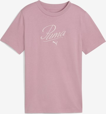 PUMA Shirt 'Essentials' in Pink: front