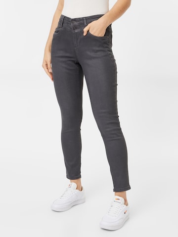 Soccx Slimfit Jeans 'MIRA' in Grijs: voorkant