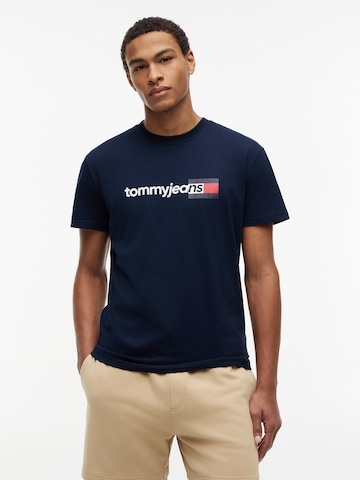 Tommy Jeans Paita 'ENTRY DNA' värissä sininen: etupuoli