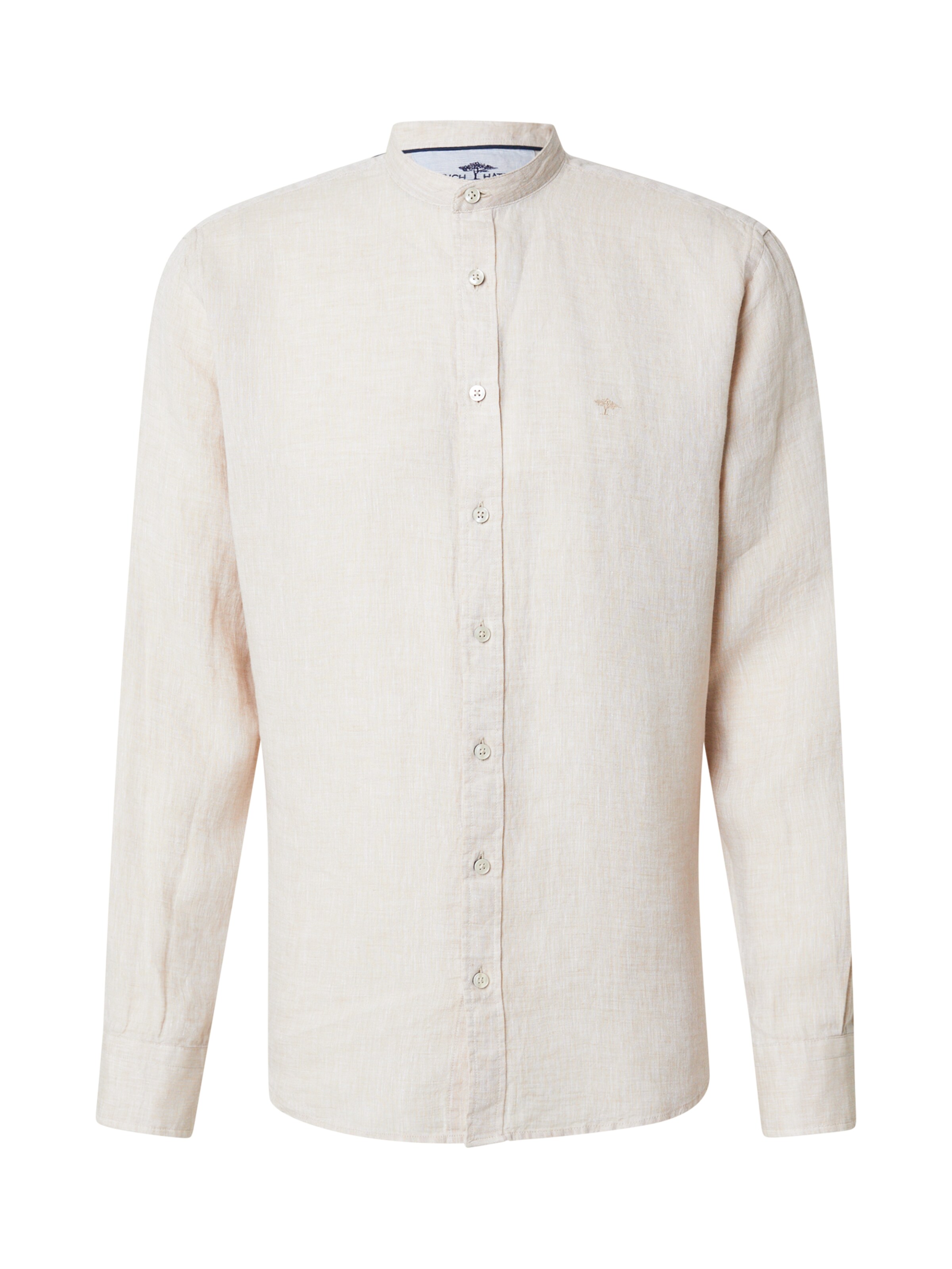 FYNCH-HATTON Regular fit Button Up Shirt in Beige: front