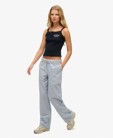 Loosefit Pantalon Superdry en bleu