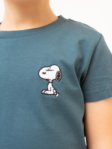 Bavarian Caps Shirt 'Grantler Klub: Snoopy' in Blue