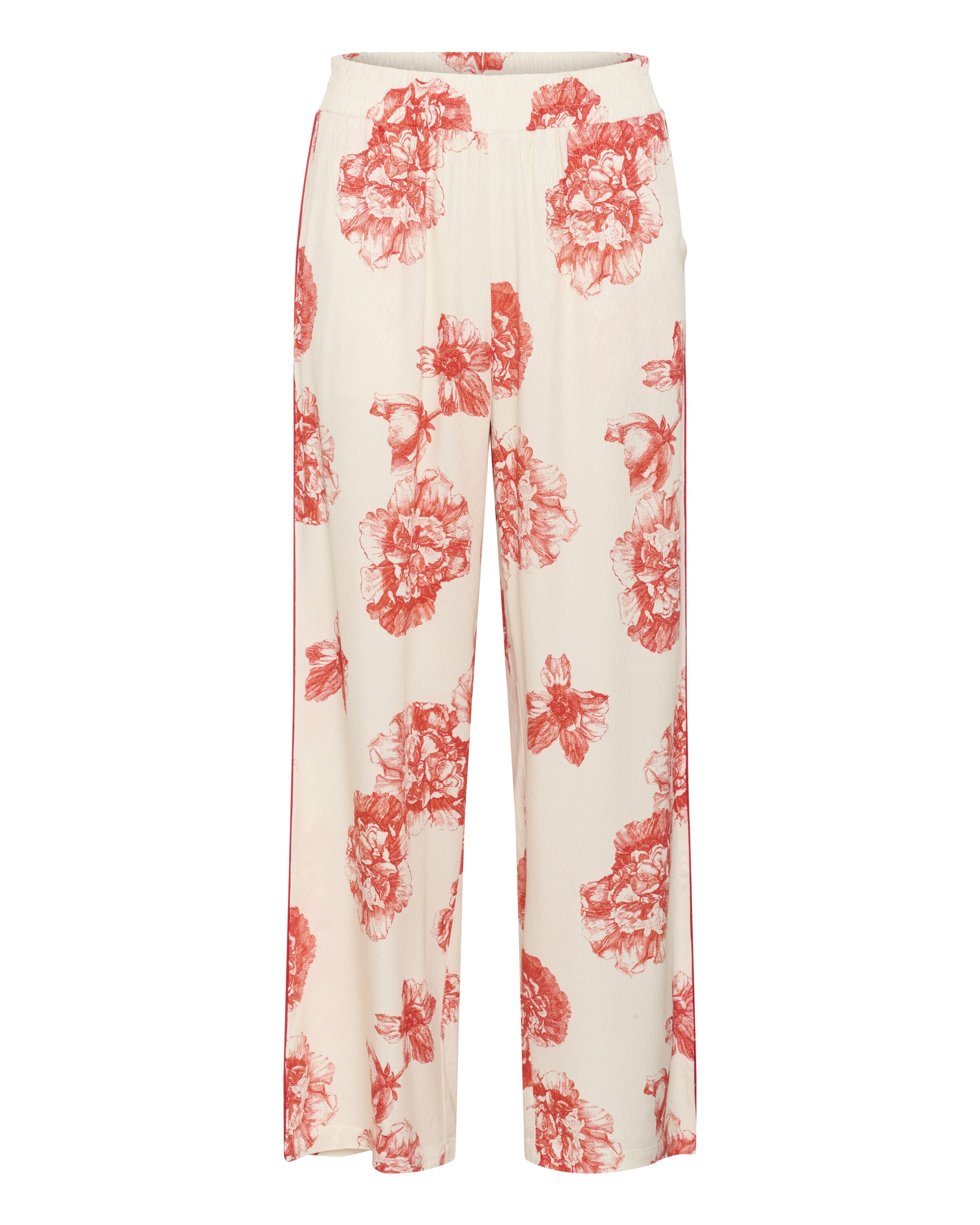 CULTURE Regular Pants 'CUAlexa' in White: front