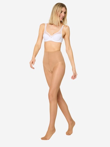 Nur Die Feinstrumpfhose 'Seidenfein In Shape 15 DEN' in Beige