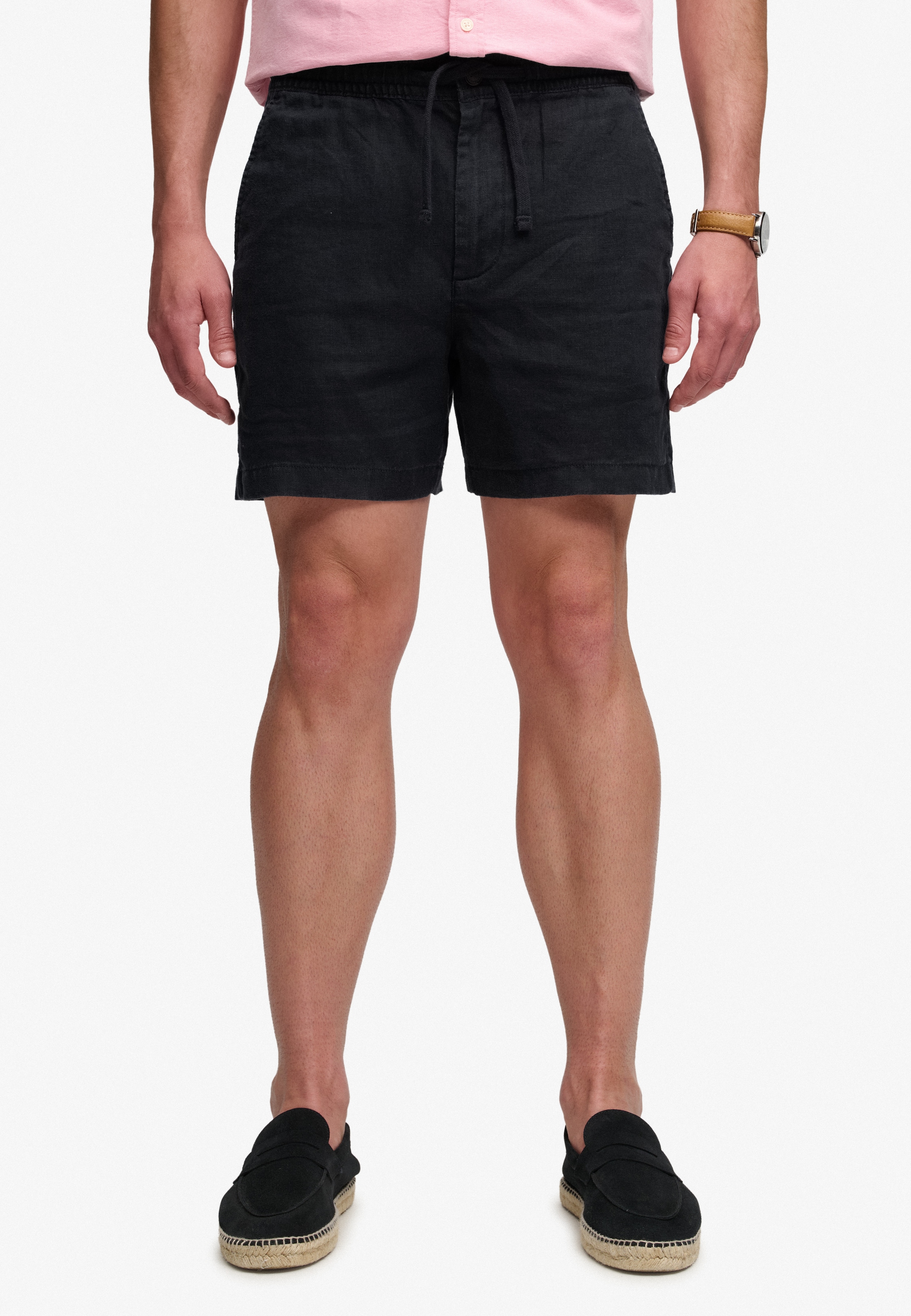 Superdry & Co Regular Broek 'The Merchant Store' in Blauw: voorkant
