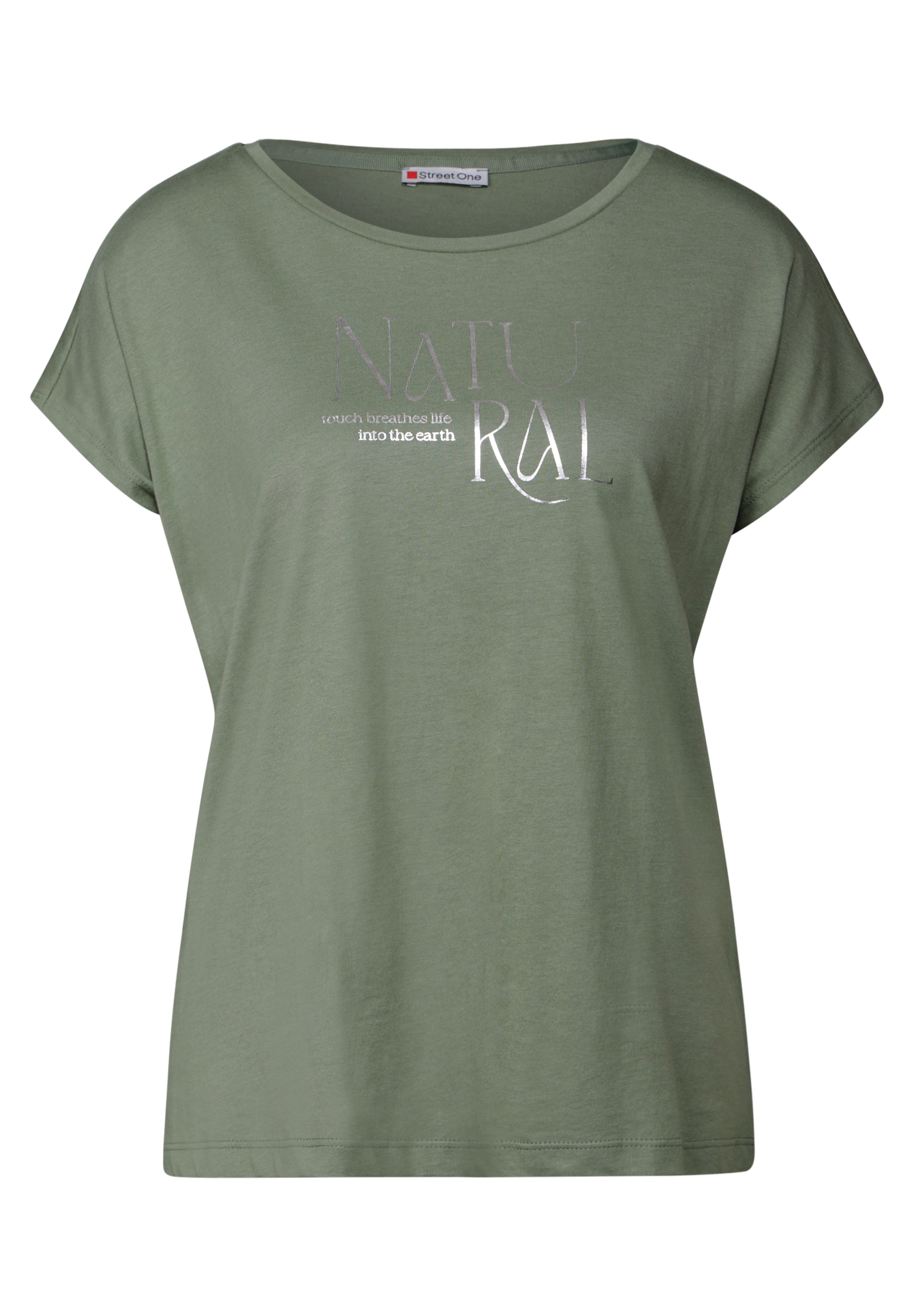 STREET ONE Tričko – zelená: přední strana
