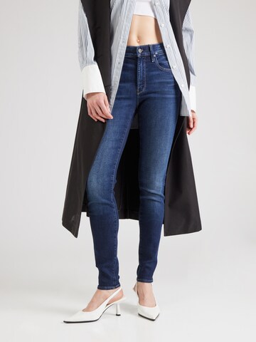 G-STAR Skinny Jeans 'Lhana' in Blauw: voorkant