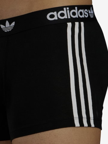 ADIDAS ORIGINALS Trunk ' Comfort Flex Cotton 3 Stripes ' in Schwarz