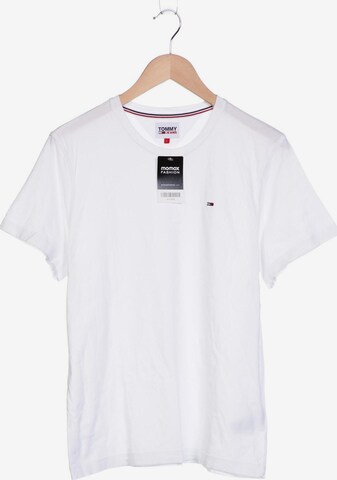 Tommy Jeans T-Shirt L in Weiß: predná strana