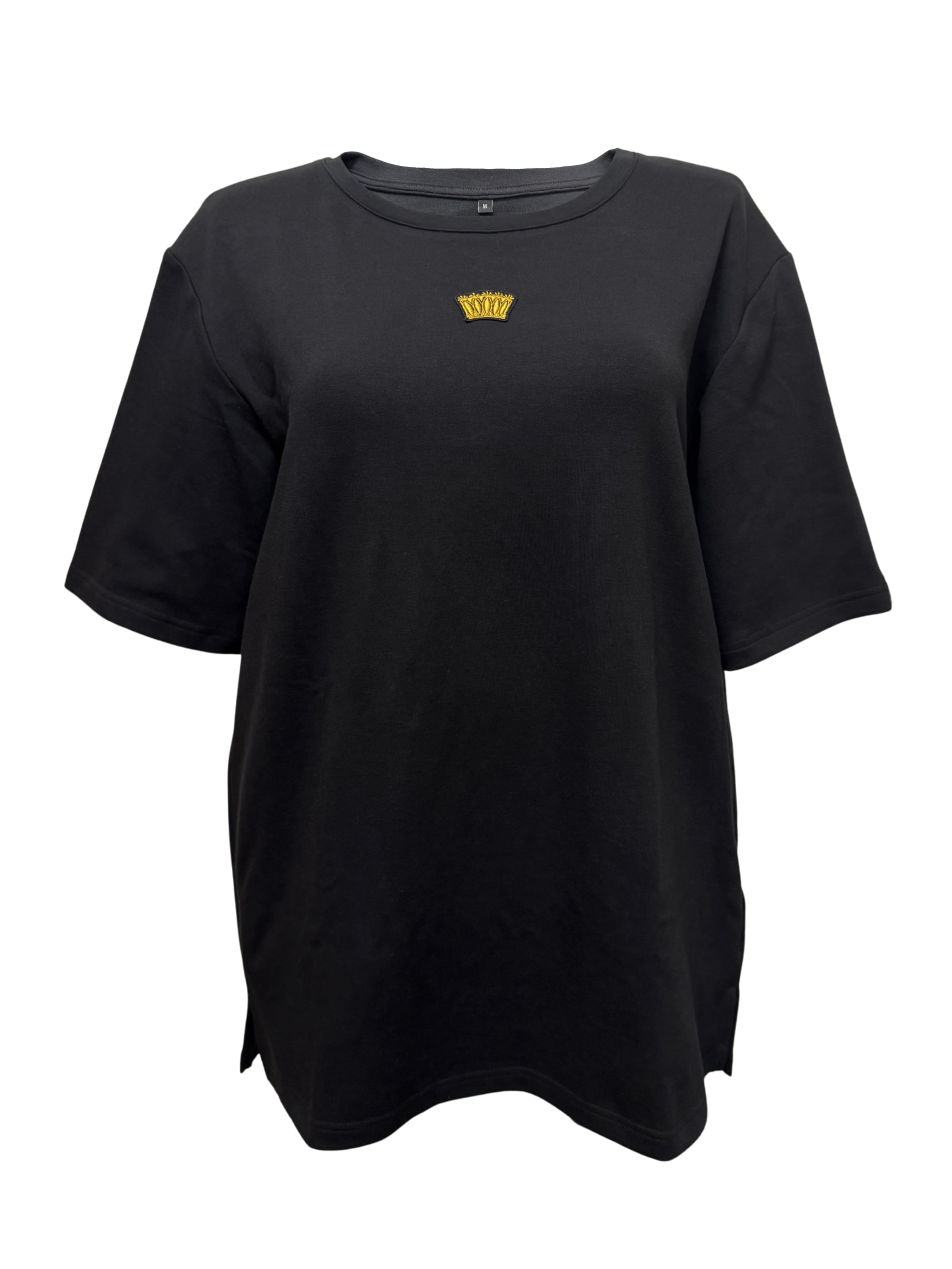 RADADA Shirt 'Little Crown' in Black: front