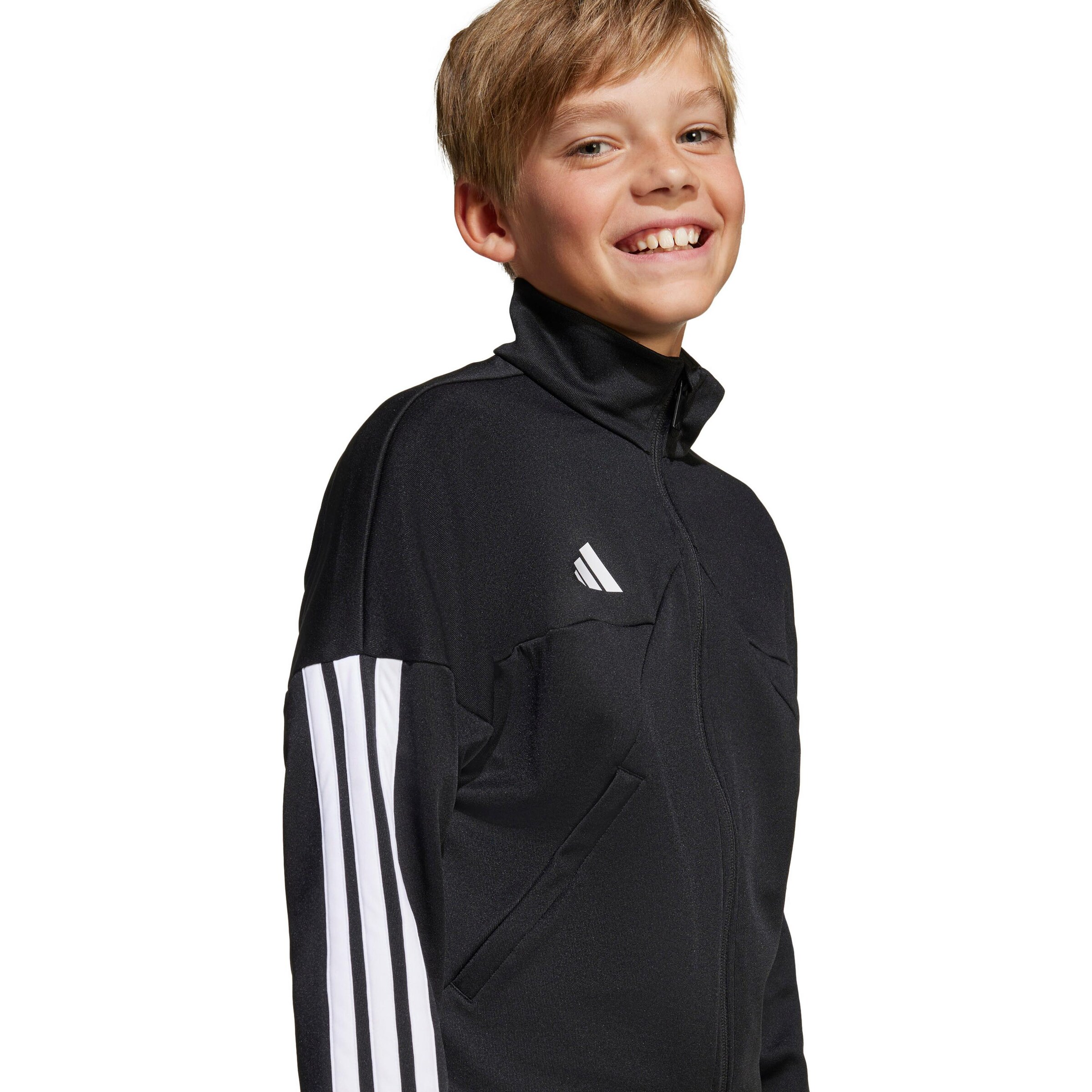 ADIDAS SPORTSWEAR Athletic Jacket 'Hot' in Black