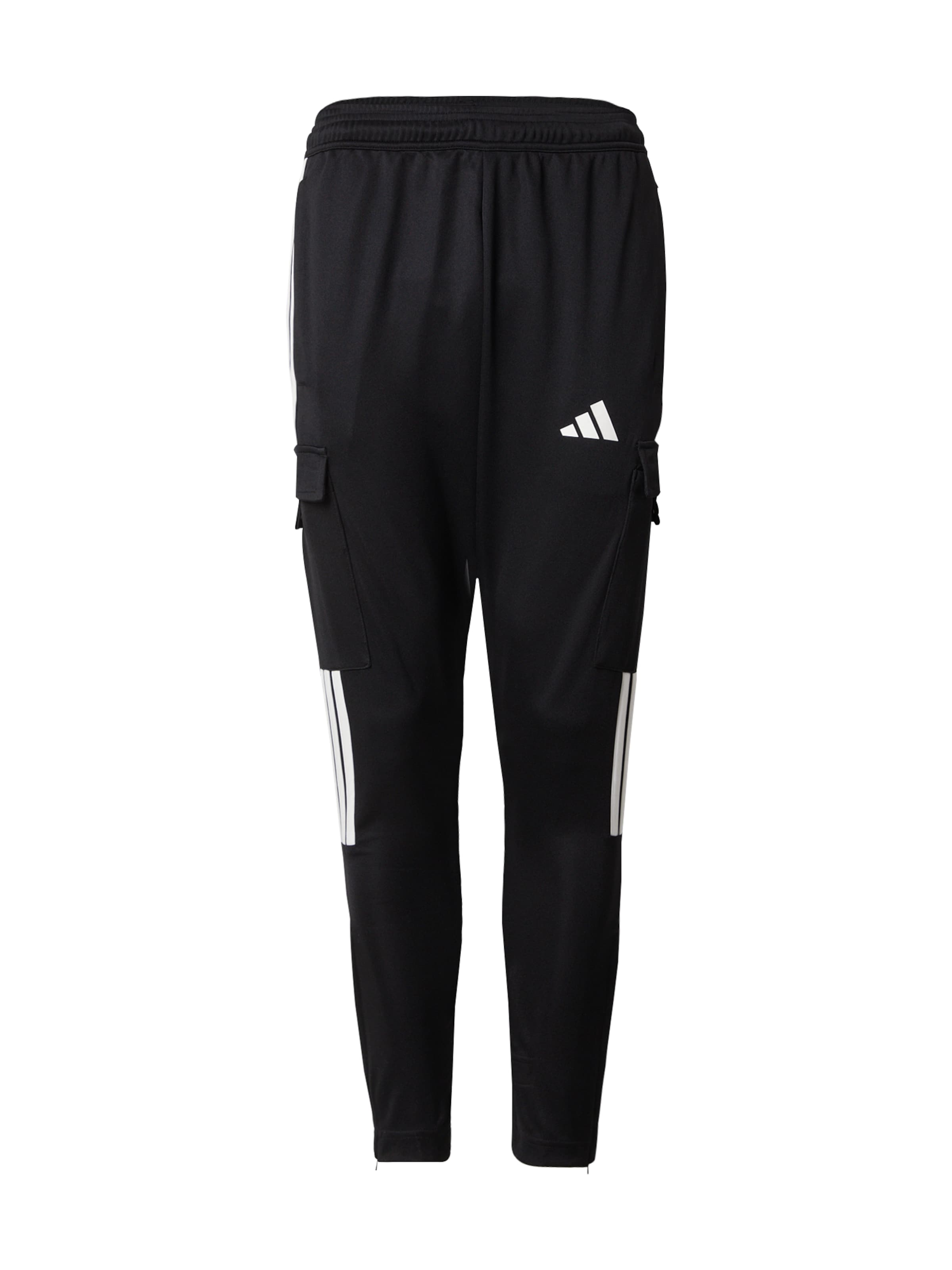 ADIDAS SPORTSWEAR Slimfit Παντελόνι φόρμας 'Tiro' σε μαύρο: μπροστά