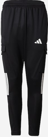 juoda ADIDAS SPORTSWEAR Prigludęs Sportinės kelnės 'Tiro': priekis