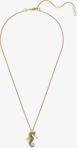 Swarovski Necklace in Gold: front