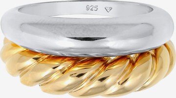 ELLI PREMIUM Ring Bandring, Twisted in Gold
