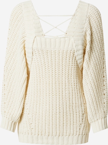 Pull-over Copenhagen Muse en beige : devant