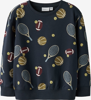 Sweat 'NMMKEATON' NAME IT en bleu : devant