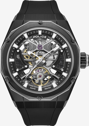 POLICE Analog Watch 'Dayton' in Black: front
