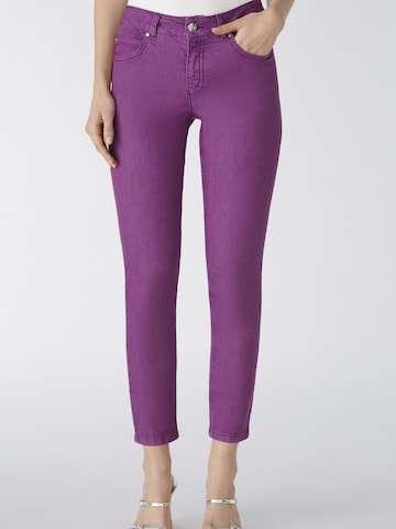 OUI Slim fit Pants 'BAXTOR' in Purple: front