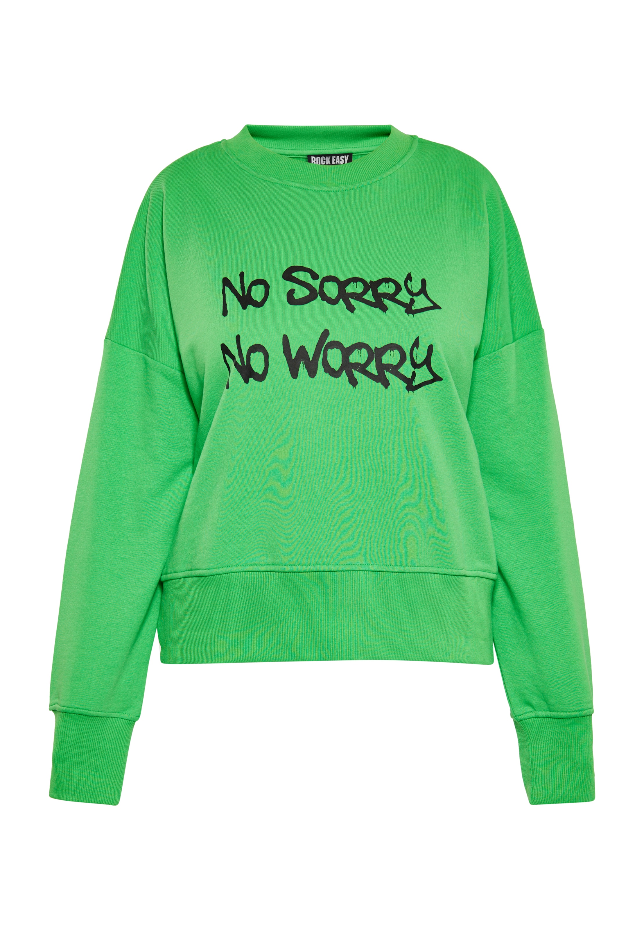 ROCKEASY Sweatshirt in Green: front
