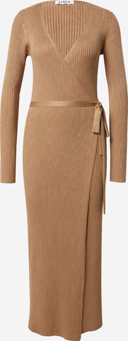 EDITED Knit dress 'Mailien' in Brown: front