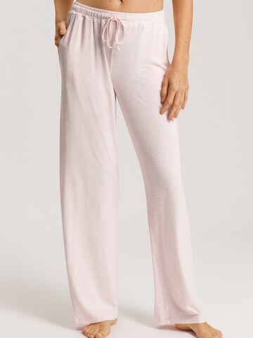 Hanro - Calças de pijama ' Natural Elegance ' em rosa: frente