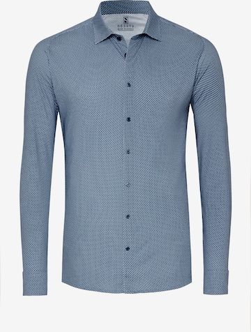 Chemise DESOTO en bleu : devant