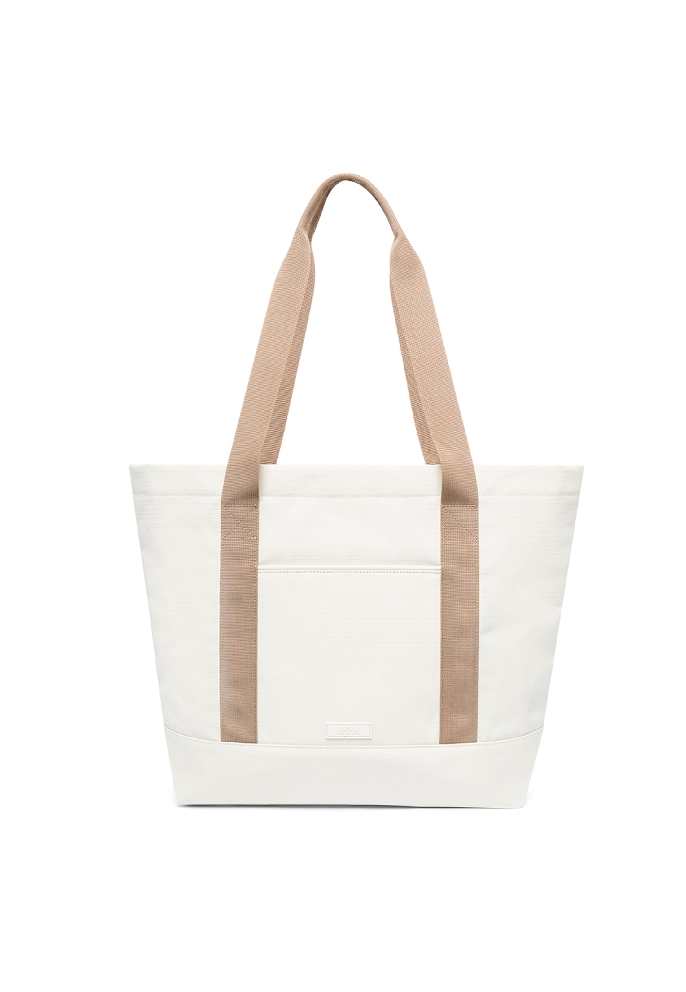 Lefrik Shopper 'Strata' in Weiß: Vorderseite