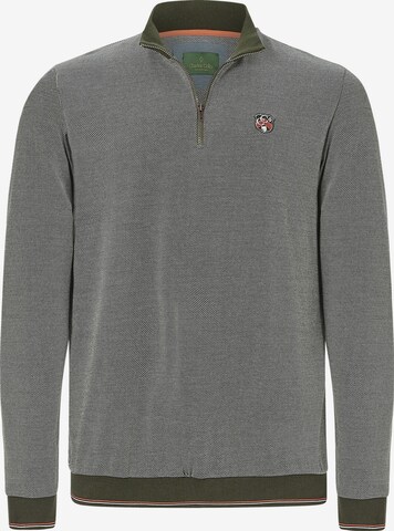 Charles Colby Sweatshirt 'Earl Bobby' in Groen: voorkant