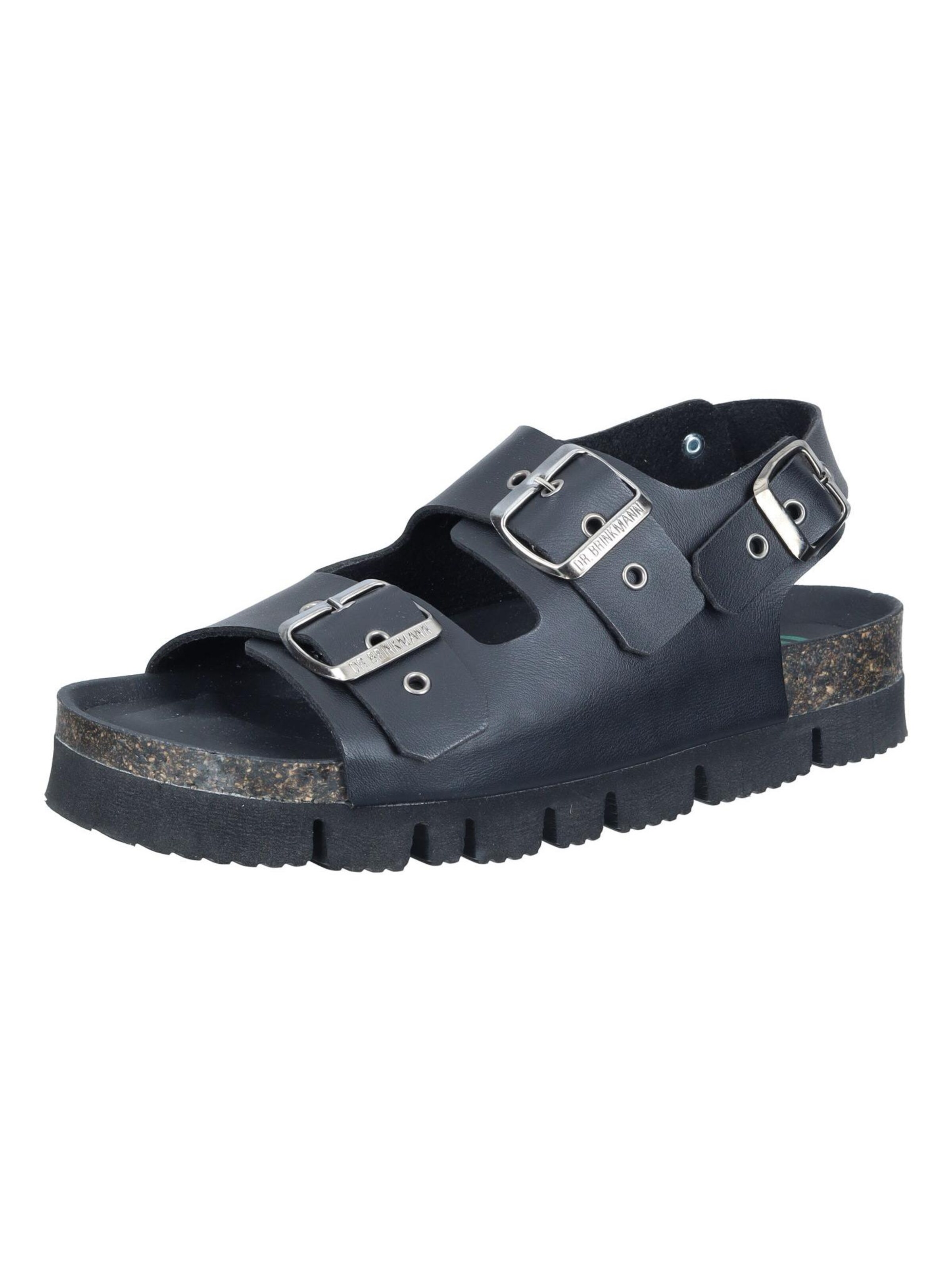 DR. BRINKMANN Sandals 'BONILLO SLING' in Black: front