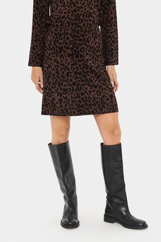 SAINT TROPEZ Skirt 'ZhilaSZ' in Brown