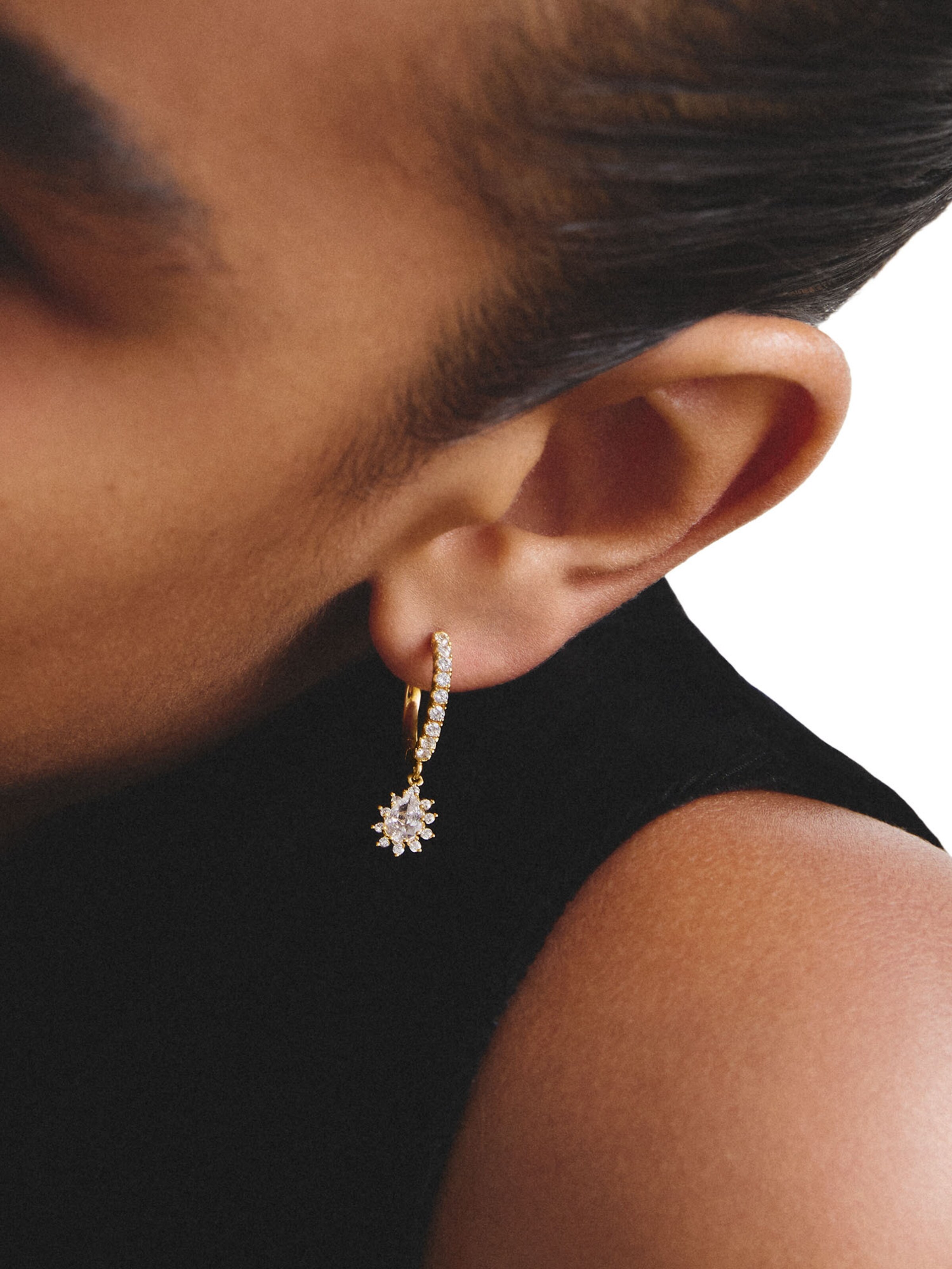 Thomas Sabo Earrings in Yellow: front