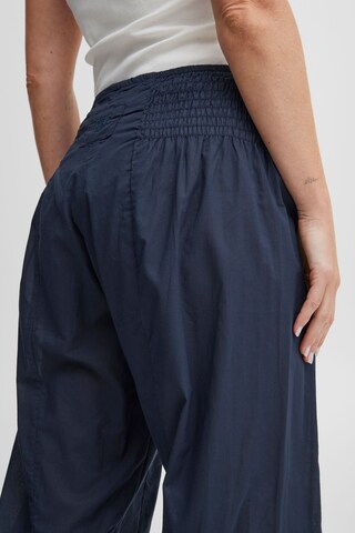 PULZ Jeans - Tapered Pantalón bombacho 'Jill' en azul