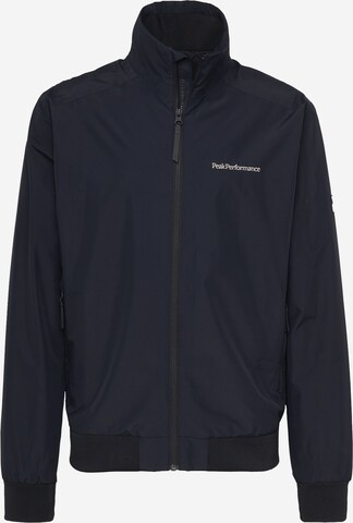 Veste fonctionnelle 'Coastal' PEAK PERFORMANCE en noir : devant