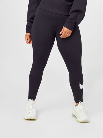 Nike Sportswear Skinny Legíny – černá: přední strana