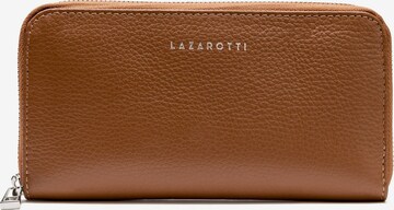 Lazarotti Wallet 'Milano' in Brown: front