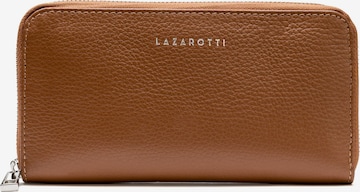 Lazarotti Wallet 'Milano' in Brown: front