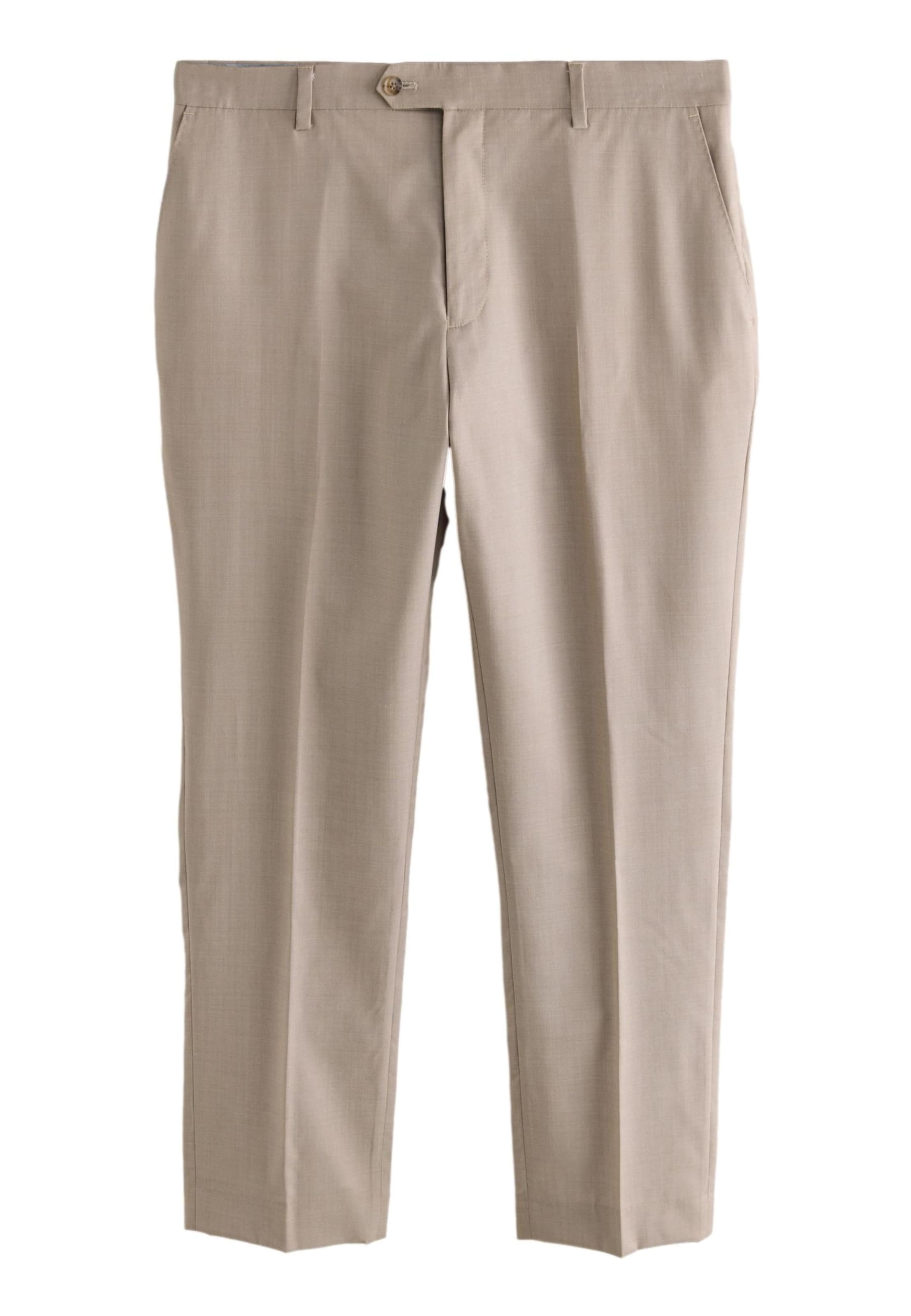 Slimfit Pantaloni con piega frontale di Next in beige: frontale